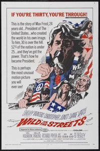 Wild In The Streets movie poster Sign 8in x 12in