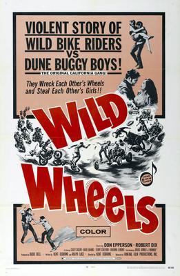 Wild Wheels Metal Movie Poster 8in x 12in
