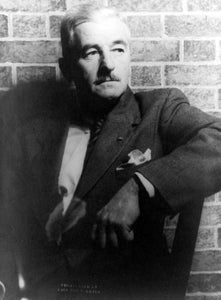 William Faulkner Photo Sign 8in x 12in