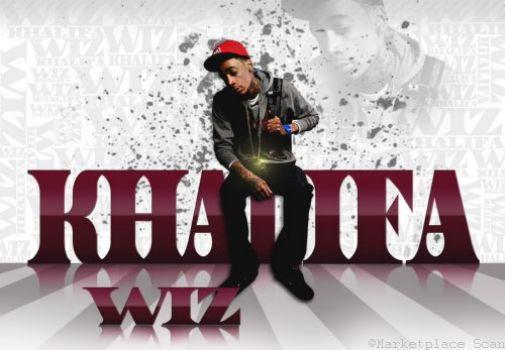 Wiz Khalifa Photo Sign 8in x 12in