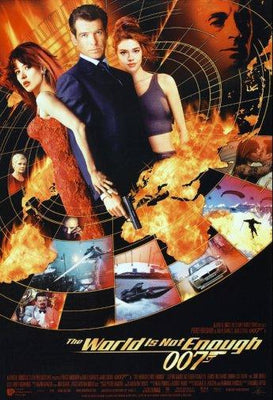 The World Is Not Enough The movie poster Metal Print 8in x 12in