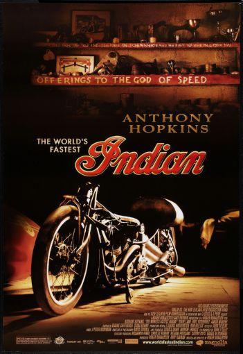 Worlds Fastest Indian Photo Sign 8in x 12in