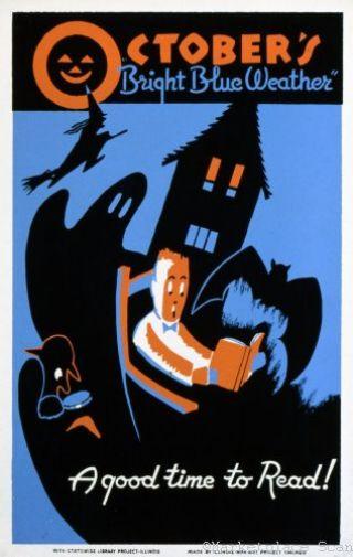 Wpa Reading Metal Print 8in x 12in
