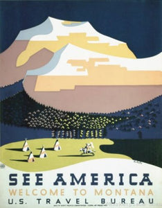 Wpa See America Poster 11x17 Mini Poster