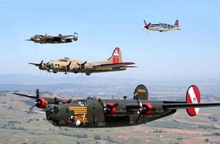 WW2 Airplane Formation Military Aviation Poster On Sale United States