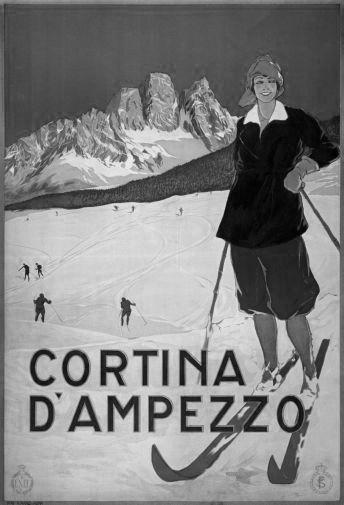 1St Winter Olympics Poster Black and White Poster 16