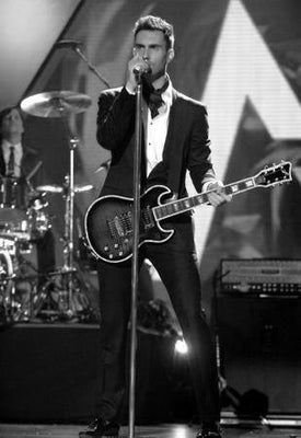 Adam Levine poster tin Metal Print Wall Art
