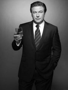 Alec Baldwin Poster Black and White Poster 16"x24"