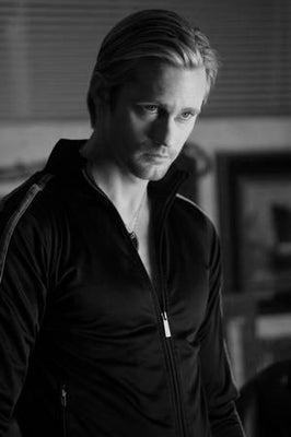 Alexander Skarsgard Poster Black and White Mini Poster 11"x17"