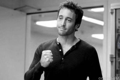 Alex O'Loughlin Poster Black and White Mini Poster 11"x17"