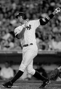 Alex Rodriguez black and white poster