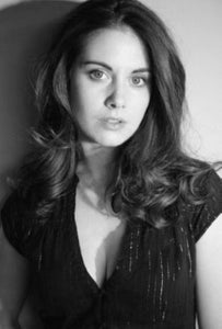 Alison Brie black and white poster