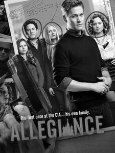 Allegiance Poster Black and White Poster 16"x24"