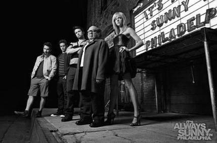 Its Always Sunny In Philadelphia black and white poster