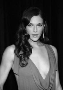 Amanda Righetti black and white poster