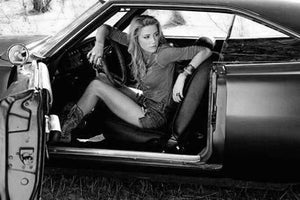 Amber Heard Poster Black and White Poster 16"x24"