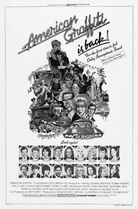 American Graffiti black and white poster