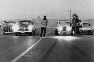 American Graffiti black and white poster