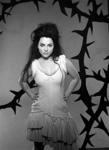 Amy Lee black and white poster