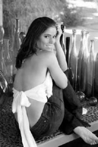 Ana Ortiz Poster Black and White Mini Poster 11"x17"