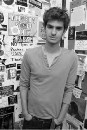 Andrew Garfield black and white poster
