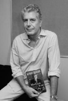 Anthony Bourdain Black and White Metal Poster Choose Style The Poster Depot