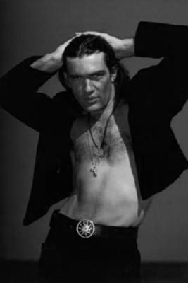 Antonio Banderas Poster Black and White Mini Poster 11"x17"