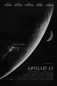 Apollo 13 black and white poster