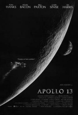 Apollo 13 black and white poster