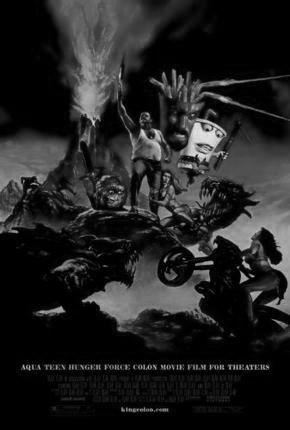 Aqua Teen Hunger Force black and white poster