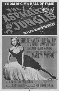 Asphalt Jungle The black and white poster