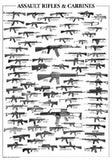 Assault Rifles poster tin sign Wall Art