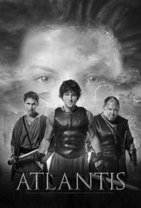 Atlantis black and white poster