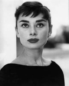 Audrey Hepburn Poster Black and White Poster 16"x24"