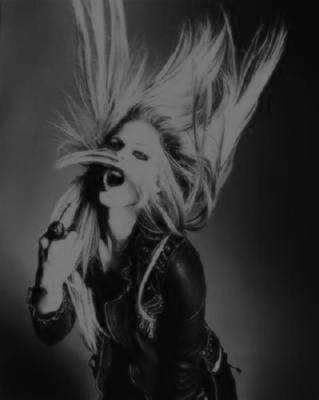 Avril Lavigne Poster Black and White Poster On Sale United States