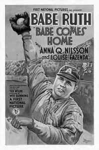 Babe Ruth Poster Black and White Mini Poster 11"x17"
