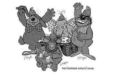 Banana Splits The Poster Black and White Poster 27"x40" The Poster Depot