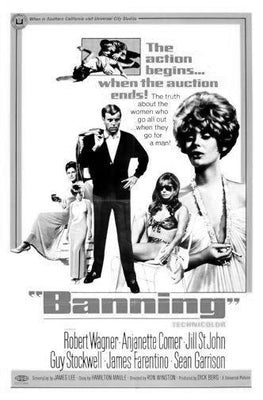 Banning black and white poster