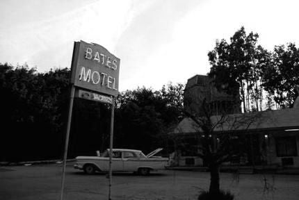 Bates Motel Poster Black and White Mini Poster 11