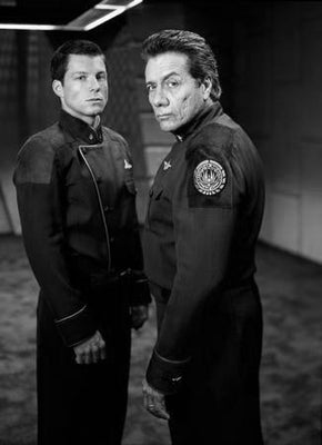 Battlestar Galactica Poster Black and White Poster On Sale United States