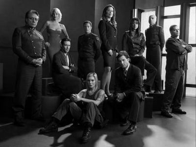 Battlestar Galactica poster Black and White poster for sale cheap United States USA