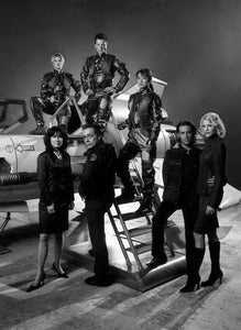Battlestar Galactica Poster Black and White Poster On Sale United States