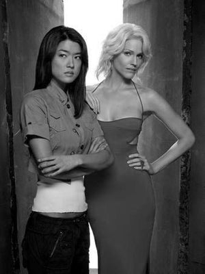 Battlestar Galactica Poster Black and White Poster On Sale United States