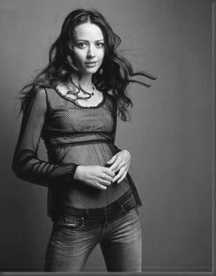 Amy Acker Poster Black and White Poster 27