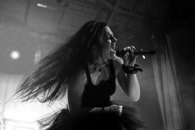 Amy Lee Poster Black and White Mini Poster 11
