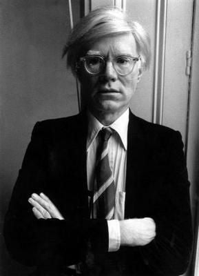 Andy Warhol Poster Black and White Mini Poster 11"x17"