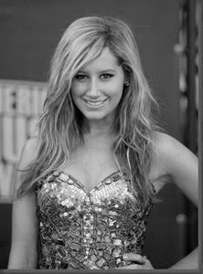 Ashley Tisdale Poster Black and White Poster 16"x24"