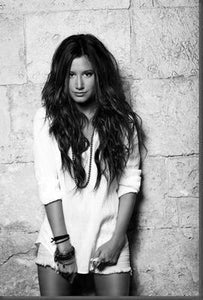 Ashley Tisdale Poster Black and White Poster 16"x24"