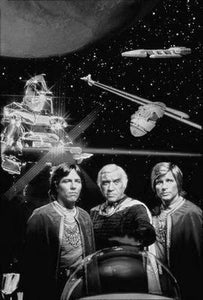 Battlestar Galactica black and white poster