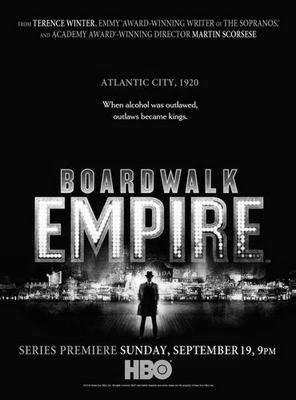 Boardwalk Empire black and white poster